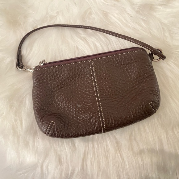 👜 Coach Brown Leather Shoulder Bag Set (2 Pieces) 👜 - Picture 3 of 8